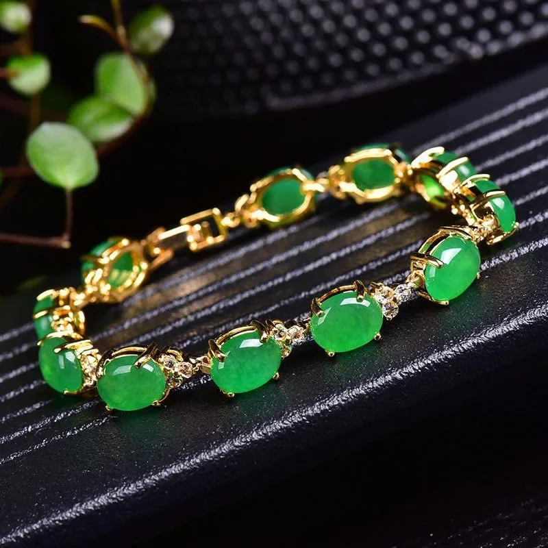 Cocktail Shaker Set - Natural Green Jade Agate LOVE Beads