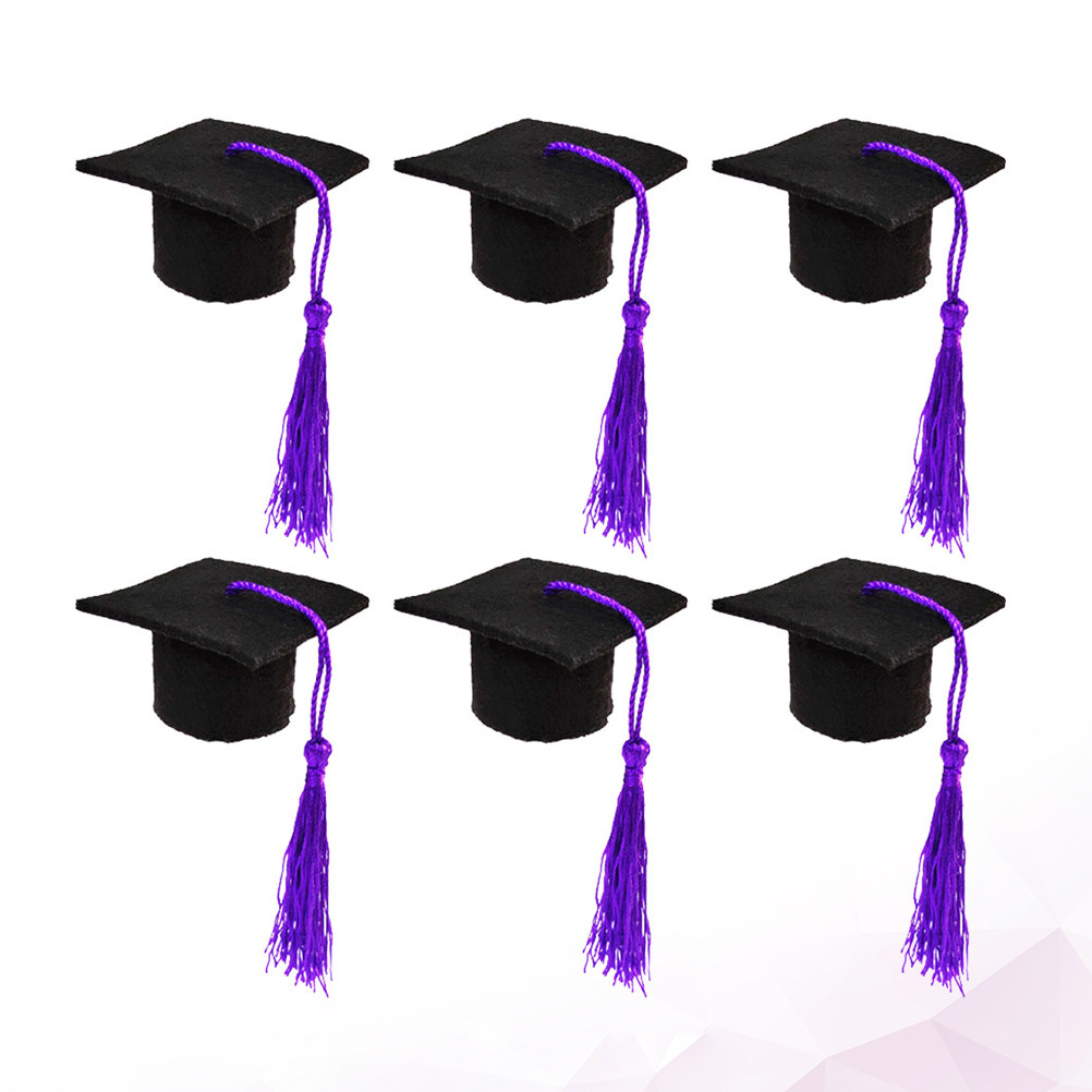 6Pcs Doctoral Cover Mini Docto - огляд і ціна Wine Beer Hat