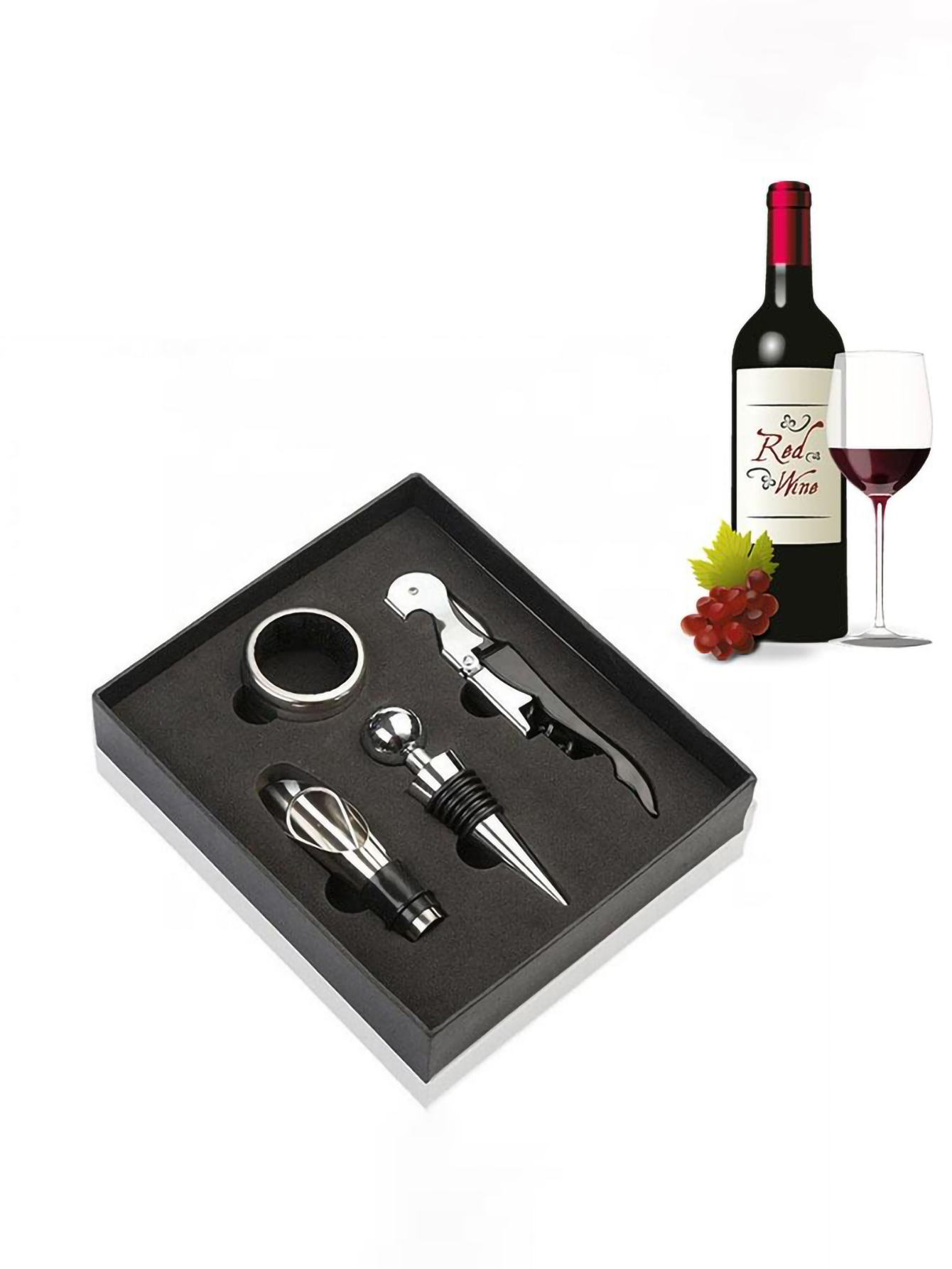 Wine Aerator Pourer Set, Press - огляд і ціна Wine Aerator Pour