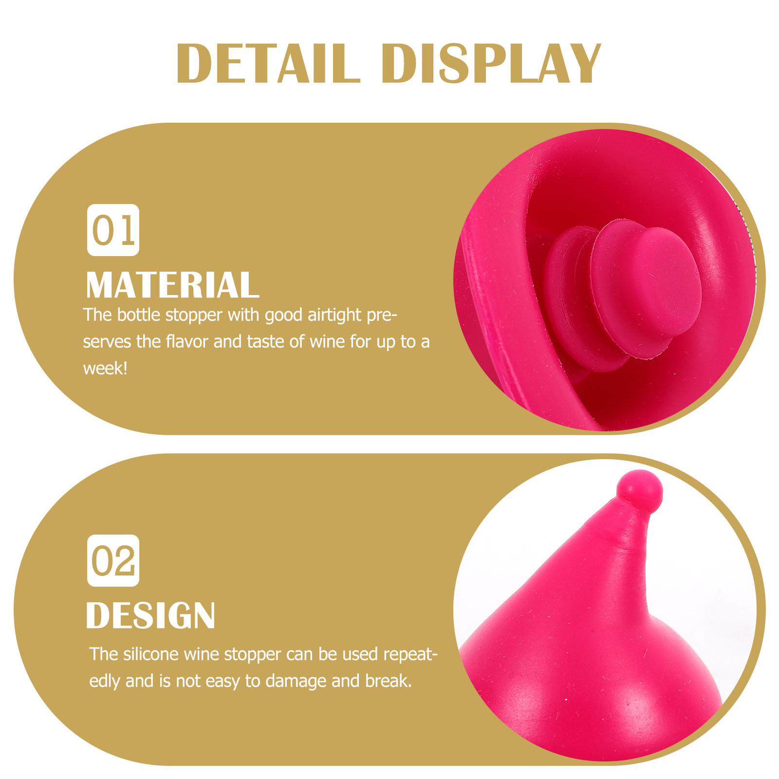 4Pcs Silicone Wine Bottle Stop - огляд і ціна Wine Beer Hat