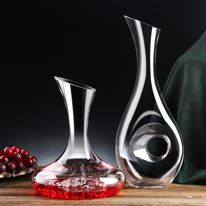 Crystal Glass Wine Decanter Lu - огляд і ціна Wine Aerator Pour